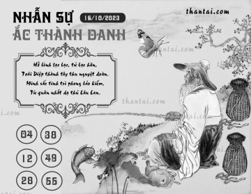 NHẪN SỰ ẮC THÀNH DANH 16/10/2023