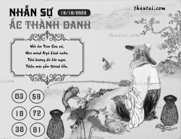 NHẪN SỰ ẮC THÀNH DANH 19/10/2023