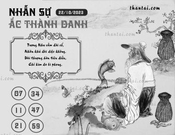 NHẪN SỰ ẮC THÀNH DANH 22/10/2023