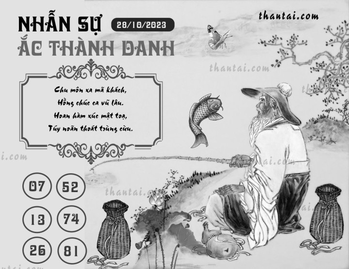 NHẪN SỰ ẮC THÀNH DANH 13/10/2023