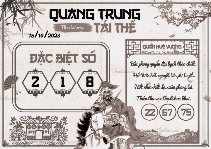 QUANG TRUNG TÁI THẾ 30/09/2023