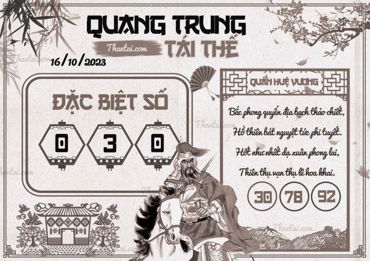 QUANG TRUNG TÁI THẾ 01/10/2023