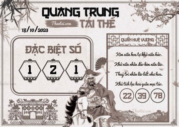 QUANG TRUNG TÁI THẾ 18/10/2023