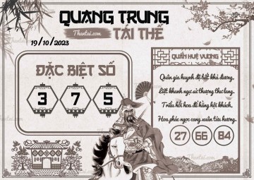 QUANG TRUNG TÁI THẾ 19/10/2023