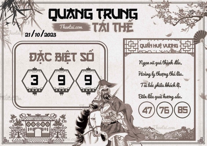 QUANG TRUNG TÁI THẾ 06/10/2023