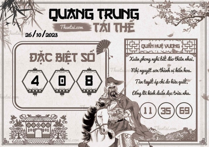 QUANG TRUNG TÁI THẾ 11/10/2023