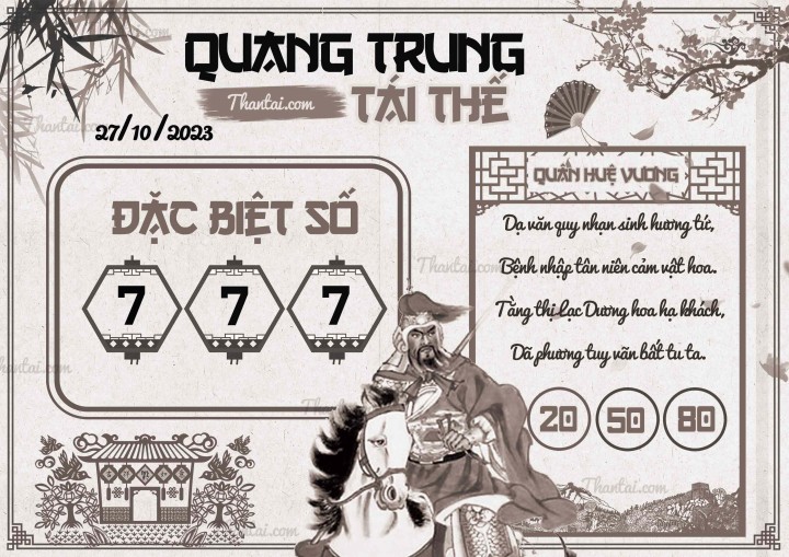 QUANG TRUNG TÁI THẾ 12/10/2023