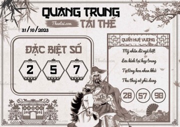 QUANG TRUNG TÁI THẾ 31/10/2023