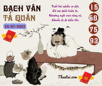 Bạch Vân Tả Quân 28/07/2023