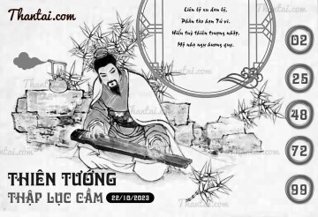 THIÊN TƯỚNG THẬP LỤC CẦU 22/10/2023