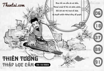 THIÊN TƯỚNG THẬP LỤC CẦU 25/10/2023