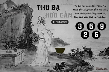 THU DẠ HỮU CẢM 11/10/2023