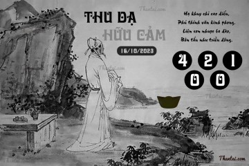 THU DẠ HỮU CẢM 16/10/2023