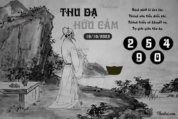 THU DẠ HỮU CẢM 18/10/2023