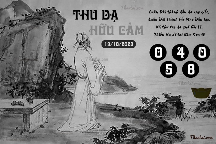 THU DẠ HỮU CẢM 04/10/2023