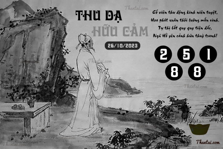 THU DẠ HỮU CẢM 11/10/2023