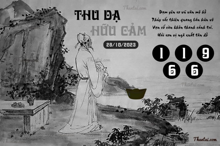 THU DẠ HỮU CẢM 13/10/2023