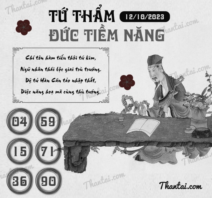 TỨ THẨM ĐỨC TIỀM NĂNG 27/09/2023