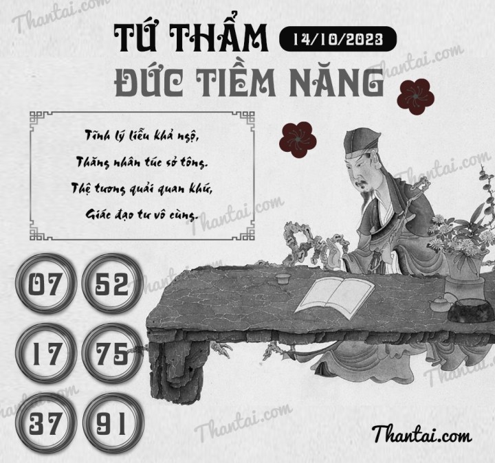 TỨ THẨM ĐỨC TIỀM NĂNG 29/09/2023