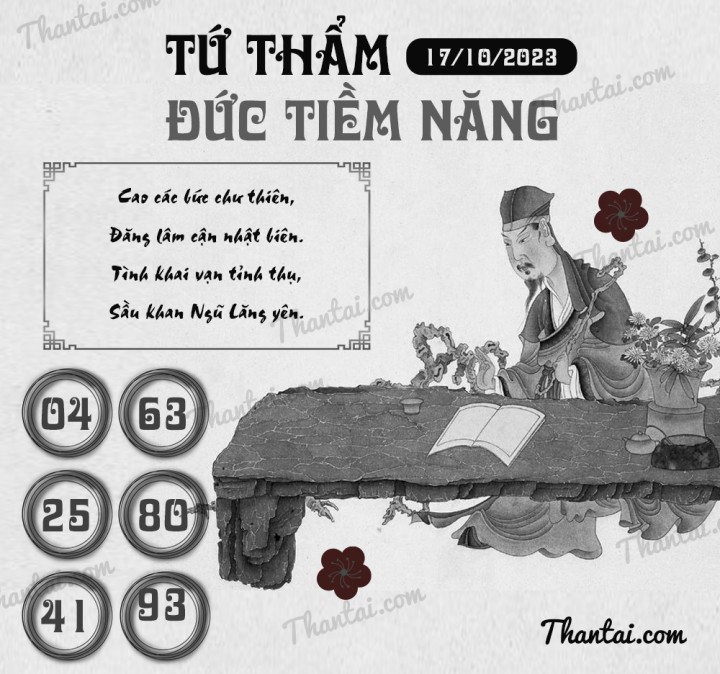 TỨ THẨM ĐỨC TIỀM NĂNG 02/10/2023