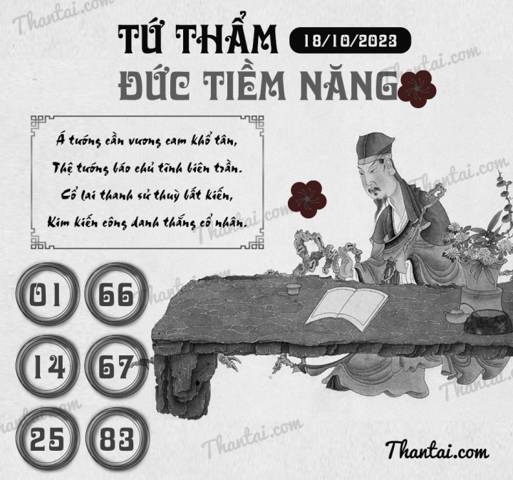 TỨ THẨM ĐỨC TIỀM NĂNG 03/10/2023