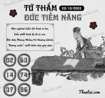 TỨ THẨM ĐỨC TIỀM NĂNG 20/10/2023