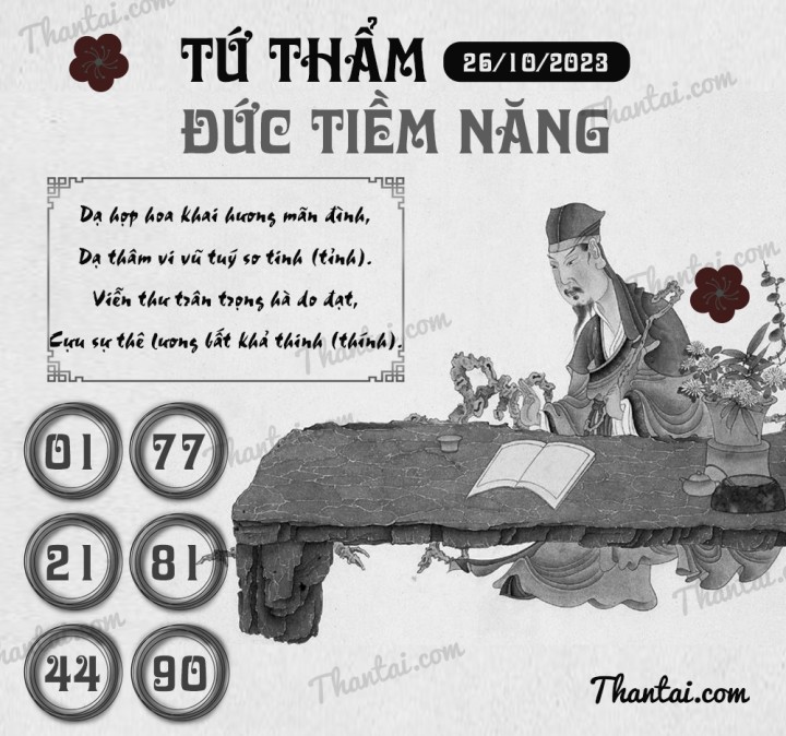 TỨ THẨM ĐỨC TIỀM NĂNG 11/10/2023