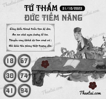 TỨ THẨM ĐỨC TIỀM NĂNG 31/10/2023