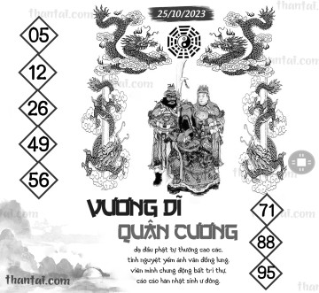 Vương Dĩ Quân Cương 25/10/2023