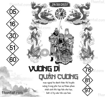 Vương Dĩ Quân Cương 29/10/2023