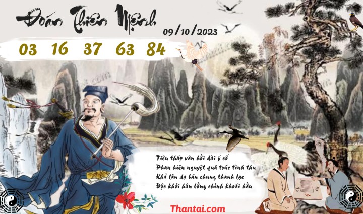 Đoán Thiên Mệnh 24/09/2023