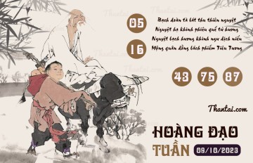 HOÀNG ĐẠO TUẦN 09/10/2023