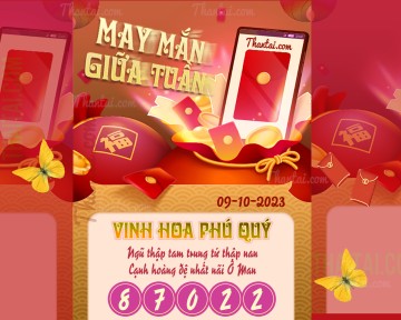 May Mắn Giữa Tuần 09/10/2023