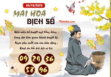 Mai Hoa Dịch Số 09/10/2023