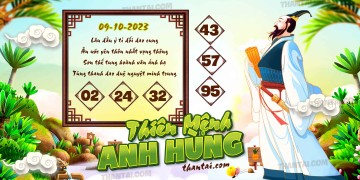 THIÊN MỆNH ANH HÙNG 09/10/2023