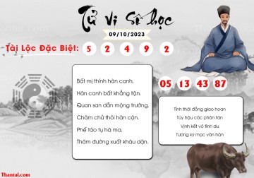 TỬ VI SỐ HỌC 09/10/2023