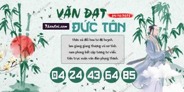 Văn Đạt Đức Tôn 09/10/2023