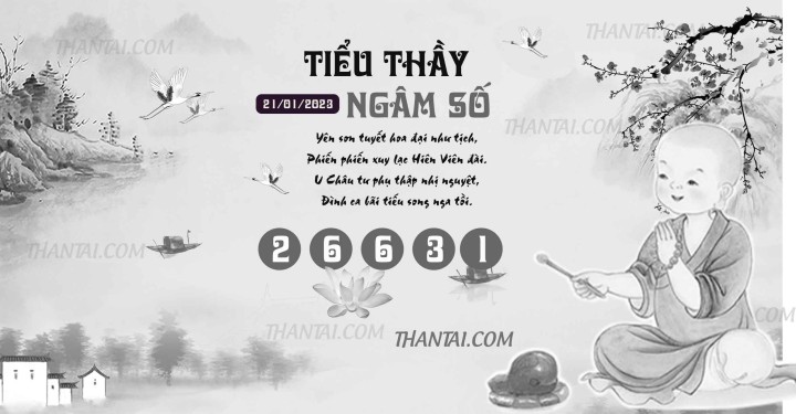 TIỂU THẦY NGÂM SỐ 06/01/2023