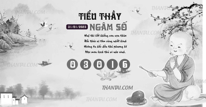 TIỂU THẦY NGÂM SỐ 16/01/2023