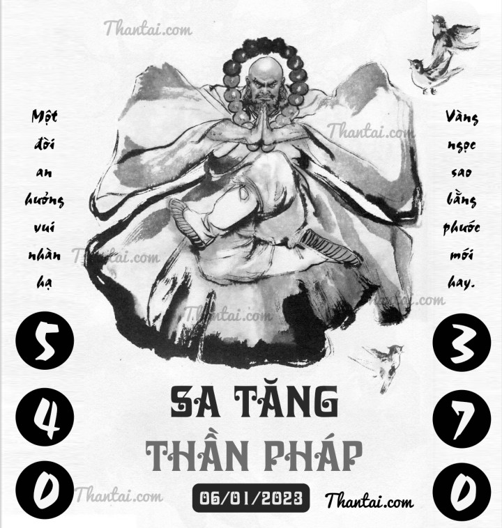 SA TĂNG THẦN PHÁP 01/01/2023