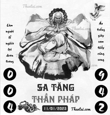 SA TĂNG THẦN PHÁP 11/01/2023