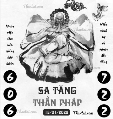 SA TĂNG THẦN PHÁP 13/01/2023