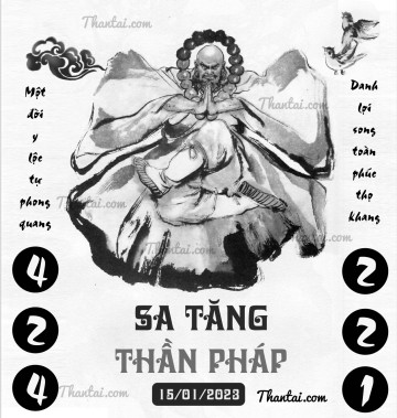 SA TĂNG THẦN PHÁP 15/01/2023