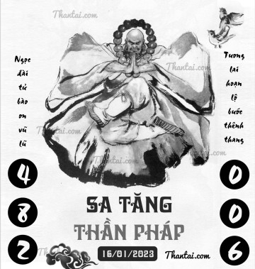 SA TĂNG THẦN PHÁP 16/01/2023