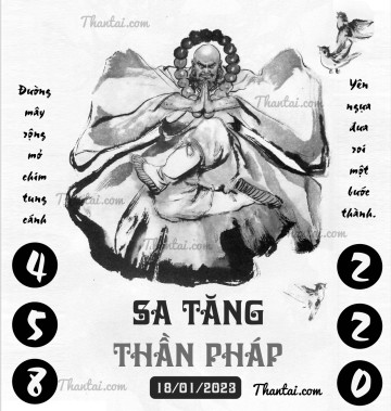 SA TĂNG THẦN PHÁP 18/01/2023