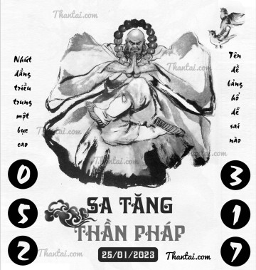 SA TĂNG THẦN PHÁP 25/01/2023