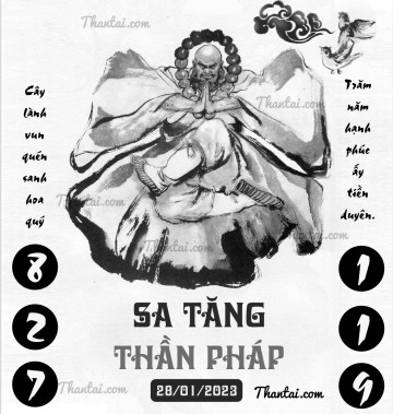 SA TĂNG THẦN PHÁP 28/01/2023