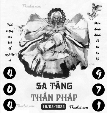 SA TĂNG THẦN PHÁP 18/02/2023