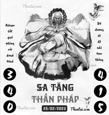 SA TĂNG THẦN PHÁP 25/02/2023