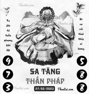 SA TĂNG THẦN PHÁP 27/02/2023